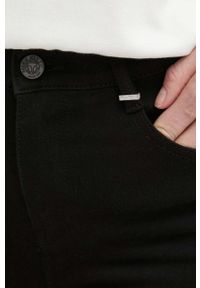 Miss Sixty jeansy damskie. Stan: podwyższony. Kolor: czarny #3