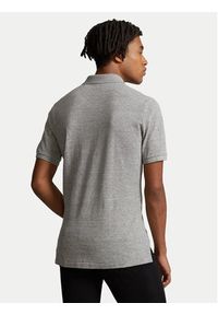 Polo Ralph Lauren Polo 710548797011 Szary Slim Fit. Typ kołnierza: polo. Kolor: szary. Materiał: bawełna #6