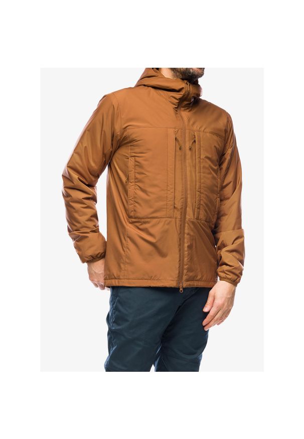 Fjällräven - Kurtka ocieplana męska Fjallraven Keb Wool Padded Jacket. Kolor: brązowy