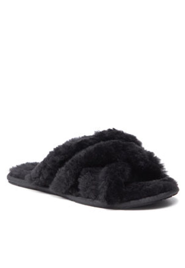 Ugg Kapcie W Scuffita 1123572 Czarny. Kolor: czarny. Materiał: skóra