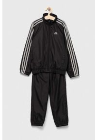 Adidas - adidas dres dziecięcy U WV kolor czarny. Okazja: na co dzień. Kolor: czarny. Materiał: dresówka. Styl: casual #1