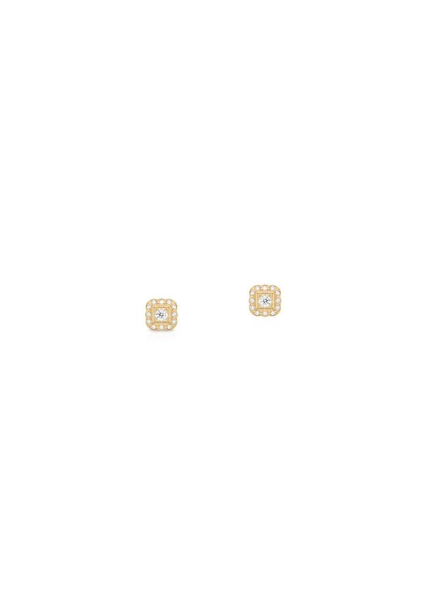 W.KRUK Kolczyki - , Brylant 0,34ct - ZWI/KB+314K. Kamień szlachetny: brylant