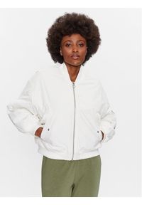 outhorn - Outhorn Kurtka bomber TJACF028 Écru Regular Fit. Materiał: syntetyk #1