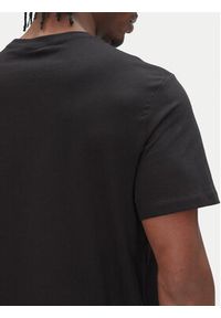 Calvin Klein Jeans T-Shirt Hero Monologo LV04RB862G Czarny Regular Fit. Kolor: czarny. Materiał: bawełna
