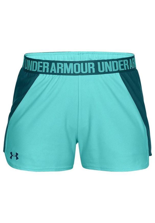 Spodenki sportowe damskie Under Armour New Play Short. Kolor: zielony