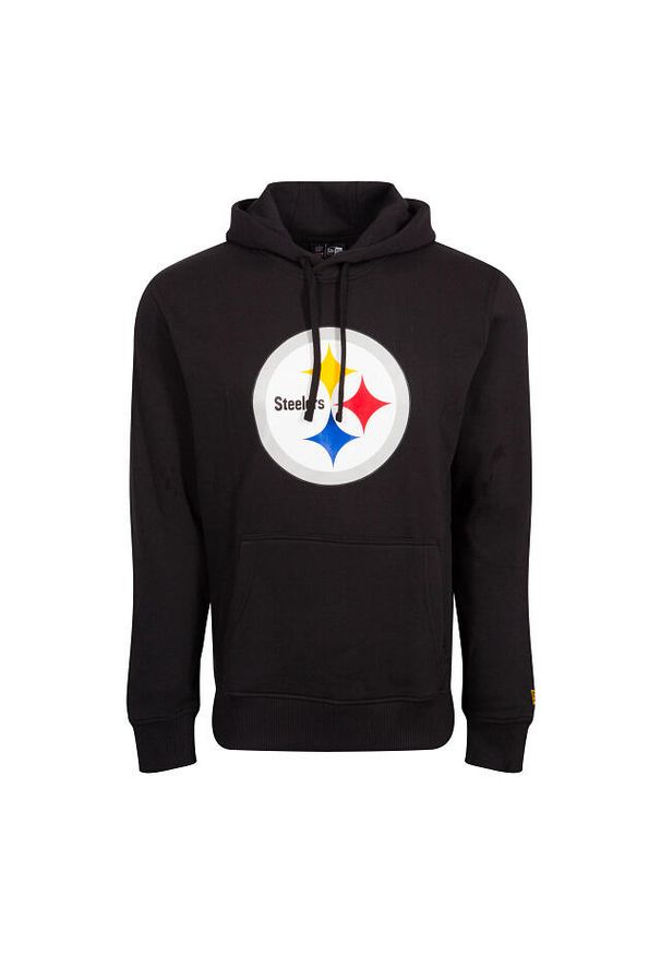 New Era - Bluza z kapturem Steelers NFL. Typ kołnierza: kaptur. Kolor: czarny