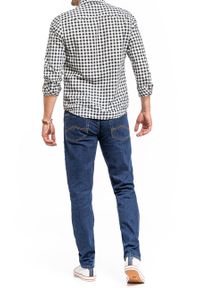 Mustang - MUSTANG TRAMPER TAPERED MĘSKIE SPODNIE JEANSOWE JEANSY DENIM BLUE 1014044 5000 980. Okazja: do pracy, na randkę, na spotkanie biznesowe, na co dzień. Styl: klasyczny, elegancki, sportowy, biznesowy, casual #4