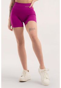 GYM GLAMOUR - Spodenki fitness damskie Gym Glamour deep push up 2.0. Kolor: różowy. Sport: fitness