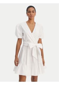 Fracomina Sukienka koktajlowa FY26SD1037W40001 Biały Regular Fit. Kolor: biały. Materiał: bawełna. Styl: wizytowy #1