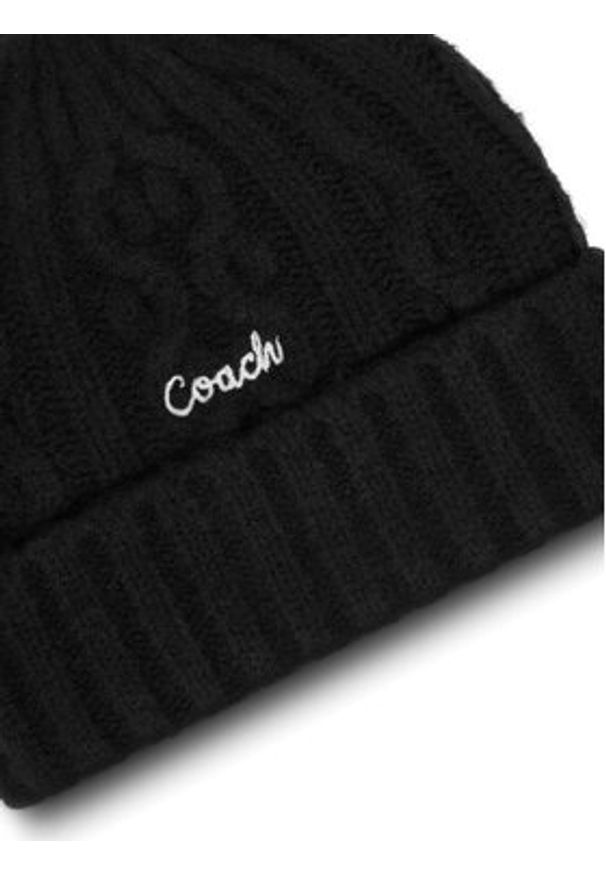 Coach Czapka CCL47 Czarny. Kolor: czarny. Materiał: poliester