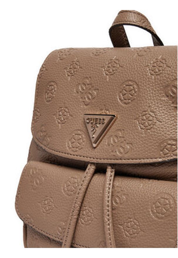 Guess Plecak HWPG93 49310 Brązowy. Kolor: brązowy. Materiał: skóra