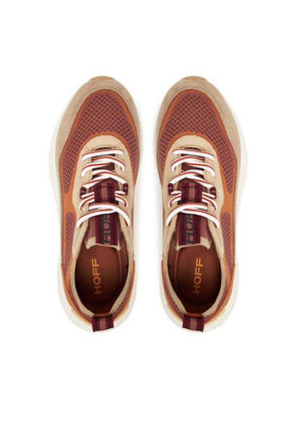 HOFF Sneakersy Traveler 22549006 Brązowy. Kolor: brązowy. Materiał: skóra, zamsz