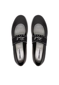 Karl Lagerfeld - KARL LAGERFELD Baleriny Karo KL40126A Czarny. Kolor: czarny. Materiał: skóra #5