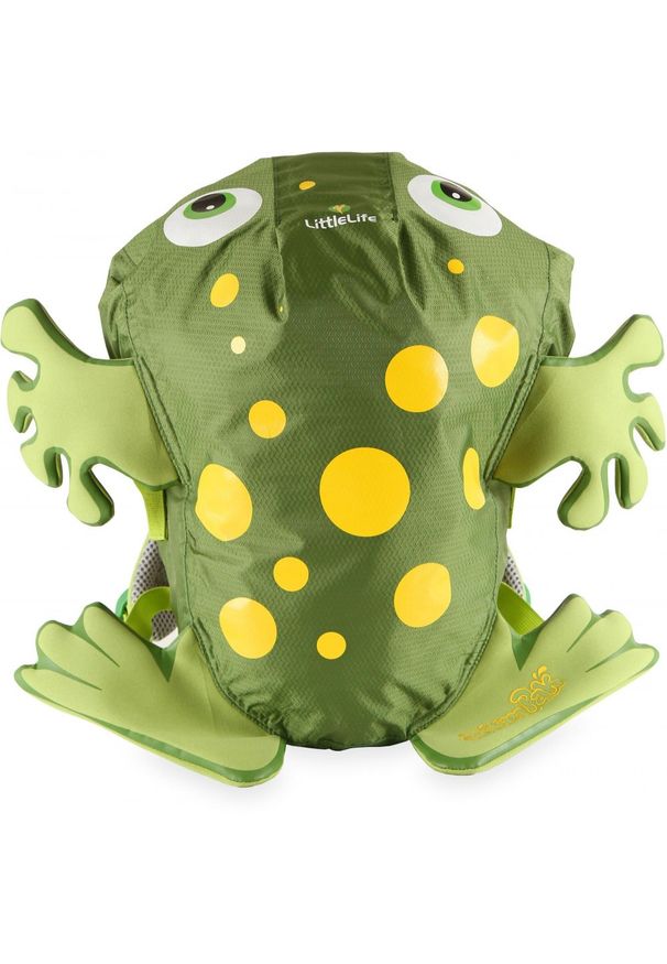LittleLife Animal Kids SwimPak Plecak- Zielona Żaba L12040. Kolor: zielony. Materiał: materiał