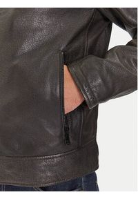 JOOP! Kurtka skórzana Cleary 80000863 Szary Regular Fit. Kolor: szary. Materiał: skóra #5