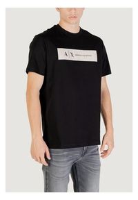 Armani Exchange T-Shirt XM001425 AF10361 UC001 Czarny Regular Fit. Kolor: czarny. Materiał: bawełna #3