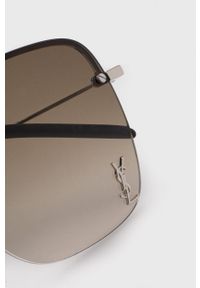 SAINT LAURENT - Saint Laurent okulary przeciwsłoneczne damskie kolor srebrny. Kolor: srebrny #4