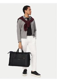 TOMMY HILFIGER - Tommy Hilfiger Torba Th Corp Duffle AM0AM14044 Czarny. Kolor: czarny. Materiał: skóra #1