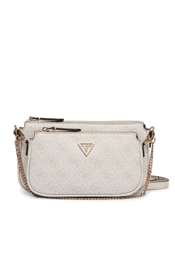 Guess Torebka Noelle II Mini HWBG96 72710 Beżowy. Kolor: beżowy. Materiał: skórzane