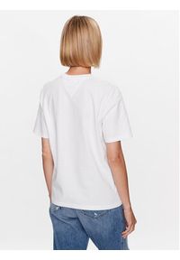 Tommy Jeans T-Shirt Luxe DW0DW16158 Biały Relaxed Fit. Kolor: biały. Materiał: bawełna