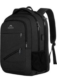 Plecak Matein biznesowy podróżny NTE na laptopa 17,3, kolor czarny, 48x33x18 cm. Kolor: czarny. Styl: biznesowy