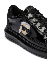 Karl Lagerfeld - KARL LAGERFELD Sneakersy Kapri KL62571E Biały. Kolor: biały. Materiał: skóra #4