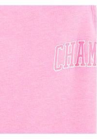 Champion Spodnie dresowe 404656 Różowy Regular Fit. Kolor: różowy. Materiał: bawełna, syntetyk #2