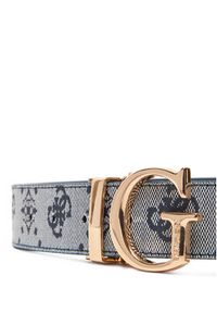 Guess Pasek Damski BW9267 P5330 Granatowy. Kolor: niebieski. Materiał: skóra #3