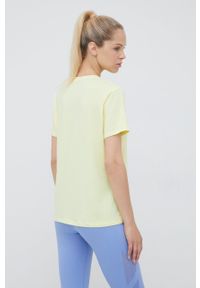 DKNY - Dkny T-shirt DP1T6749 kolor żółty. Kolor: żółty. Wzór: nadruk #4