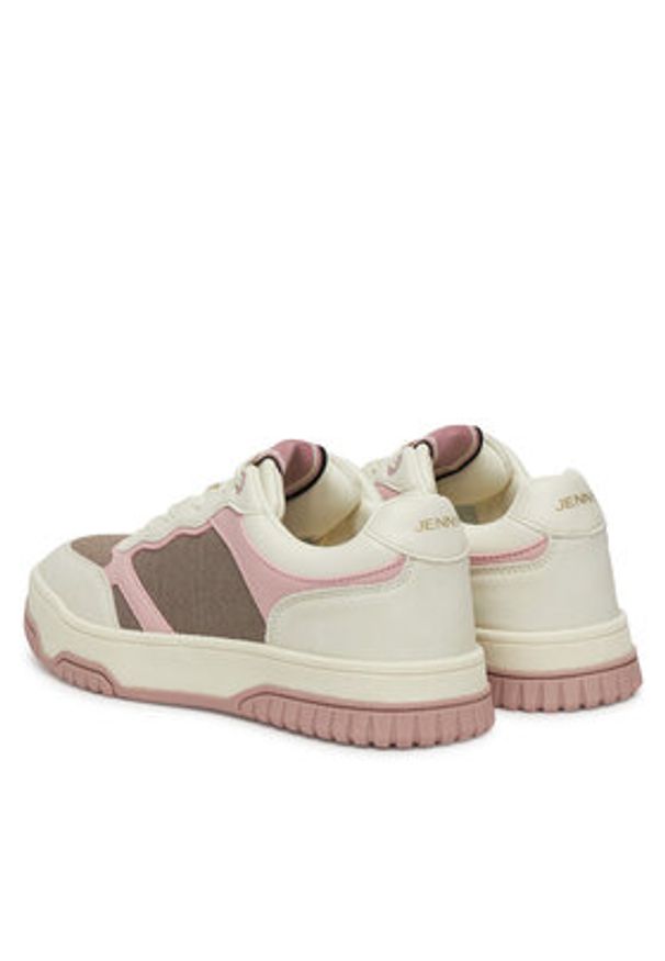 Jenny - JENNY Sneakersy V12-939 Beżowy. Kolor: beżowy. Materiał: materiał