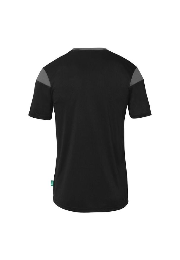 UHLSPORT - Koszulka sportowa męska Uhlsport 27. Kolor: wielokolorowy, czarny, szary, biały, fioletowy. Materiał: poliester. Długość rękawa: krótki rękaw. Długość: krótkie