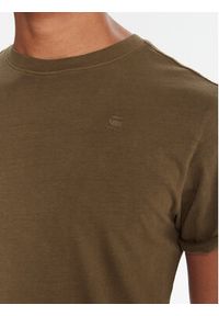 G-Star RAW - G-Star Raw T-Shirt Lash D16396-2653 Khaki Regular Fit. Kolor: brązowy. Materiał: bawełna #3