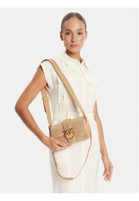 Pinko - PINKO Torebka Love One Mini Slouchy Fl PE 25 PLTT 104340 A2CE Złoty. Kolor: złoty #5