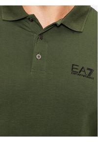 EA7 Emporio Armani Polo 8NPF05 PJM5Z 1845 Zielony Regular Fit. Typ kołnierza: polo. Kolor: zielony. Materiał: bawełna #4