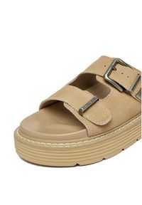 U.S. Polo Assn. Klapki EO-TANIA001W/6S1 Beżowy. Kolor: beżowy. Materiał: skóra, zamsz #3