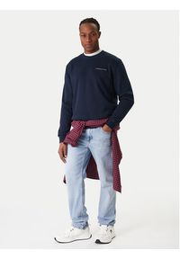 Tommy Jeans Bluza DM0DM20249 Granatowy Regular Fit. Kolor: niebieski. Materiał: bawełna #5