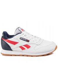 Reebok - Buty na co dzień młodzieżowe REEBOK CLASSIC LEATHER skóra. Okazja: na co dzień. Kolor: biały. Materiał: skóra. Model: Reebok Classic. Sport: turystyka piesza