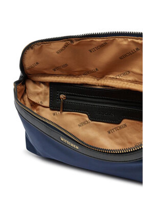 Wittchen - WITTCHEN Saszetka nerka 99-3Y-105-7 Granatowy. Kolor: niebieski. Materiał: materiał