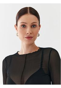 only - ONLY Bluzka 15315812 Czarny Regular Fit. Kolor: czarny. Materiał: syntetyk #7