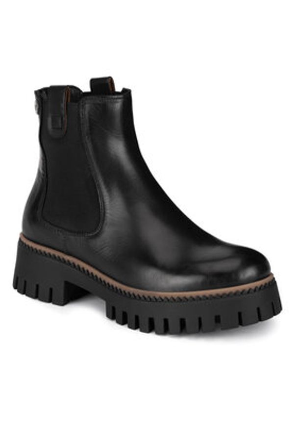 MEXX Sztyblety MICP1710643W Czarny. Kolor: czarny. Materiał: skóra