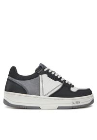 Guess Sneakersy Ancona Low FMPANC ESU12 Czarny. Kolor: czarny. Materiał: skóra #1