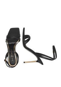 Eva Minge Sandały EO-ERIN-LT2409-1 Czarny. Kolor: czarny. Materiał: skóra #4