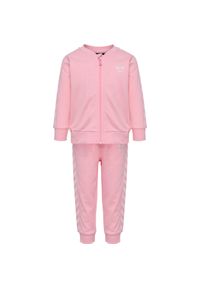 Dres dziecięcy Hummel Bille. Okazja: na uczelnię. Kolor: różowy. Materiał: dresówka #1