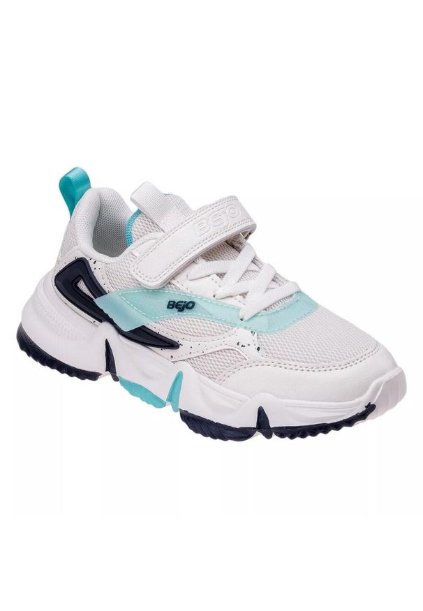 BEJO - Dziewczęce Buty Sportowe Maggie. Okazja: na spacer. Kolor: niebieski, wielokolorowy, biały. Sport: turystyka piesza