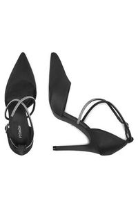 DeeZee Szpilki KL-HH4785-62S Czarny. Kolor: czarny. Materiał: materiał. Obcas: na szpilce #6