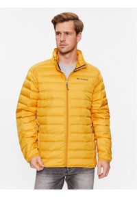 columbia - Columbia Kurtka puchowa Lake 22™ Down Jacket Żółty Regular Fit. Kolor: żółty. Materiał: syntetyk