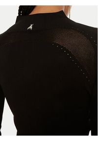 Patrizia Pepe Bluzka 8K0218 K195 K103 Czarny Slim Fit. Kolor: czarny. Materiał: syntetyk #3