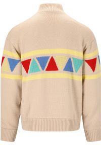 Bluza z kapturem wiatrówka SOS Uni knit. Typ kołnierza: kaptur. Kolor: beżowy, biały, wielokolorowy. Sezon: zima. Sport: narciarstwo