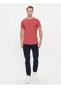 Tommy Jeans T-Shirt Jaspe DM0DM09586 Czerwony Slim Fit. Kolor: czerwony. Materiał: bawełna, syntetyk #3