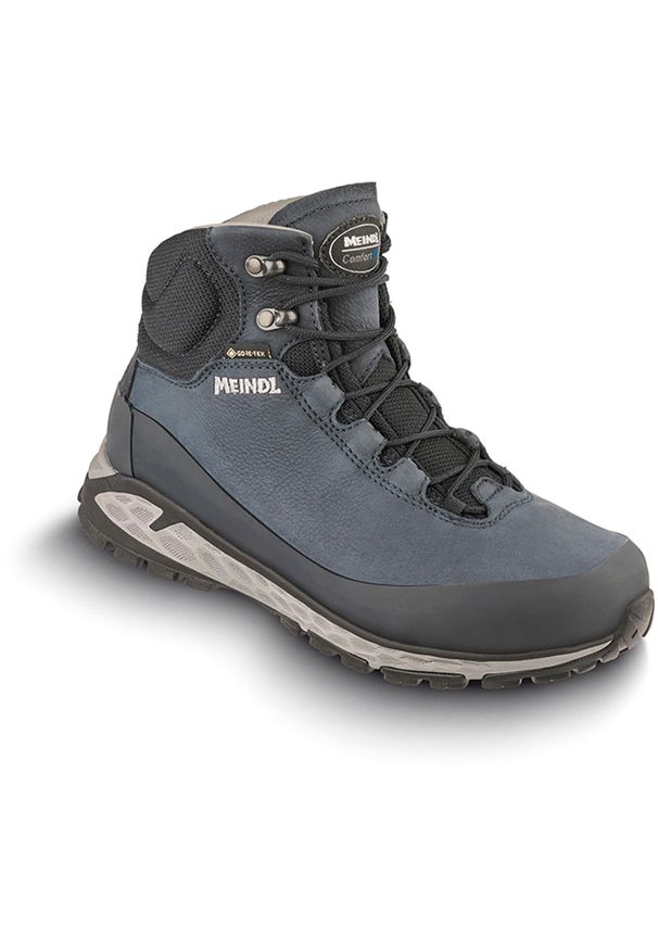Buty trekkingowe męskie MEINDL Melago GTX z membraną Gore-tex. Kolor: niebieski. Technologia: Gore-Tex